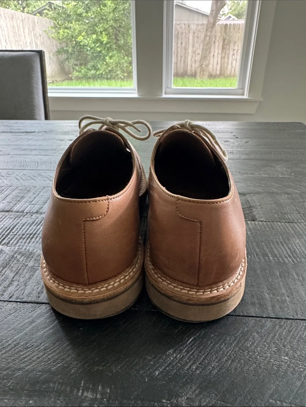 EUC Brunello Cucinelli Tan Leather Derby Shoes